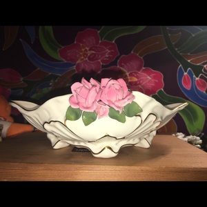Vintage rose dish
